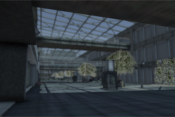 リアルタイム3Dグラフィックの制作<br />－廃墟化した仙台駅構内をテーマにして－